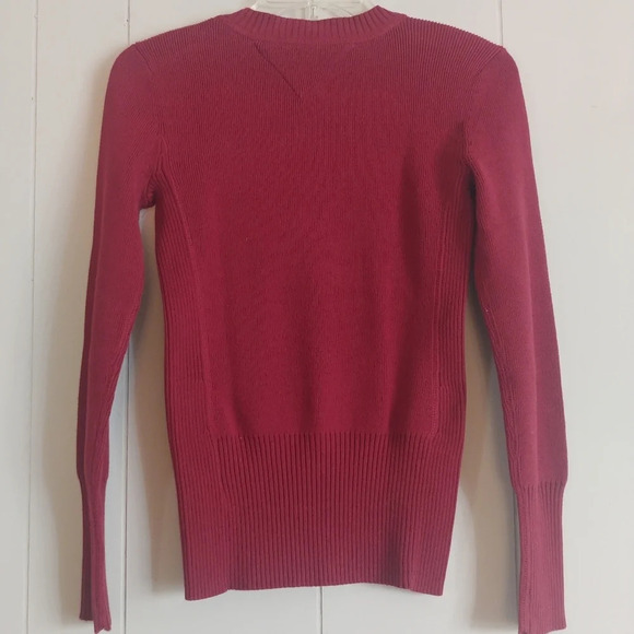 Tommy Hilfiger Sweater Women’s Maroon XS - Picture 9 of 9
